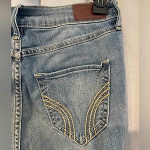 Hollister High Rise Super Skinny Jeans with Rips